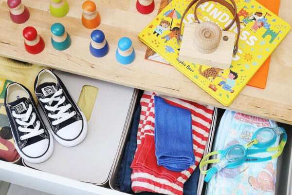 organise your kids room