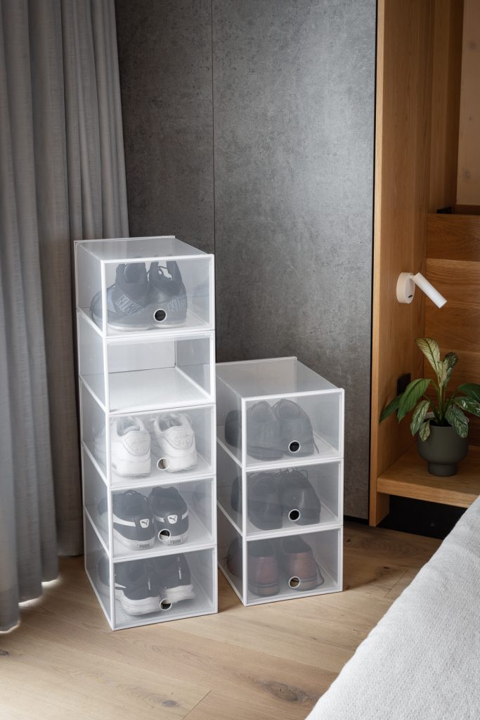 Stackable Storage Ideas Stackable storage is an efficient way of organising your items, while still allowing you to make the most of the space you have to work with - big or small. Read on to learn about the benefits of stackable storage and how you can implement it in your home. Space Efficiency Stackable storage is designed to maximise vertical space. By stacking containers, you can make the most of limited floor space, which is particularly useful in smaller bedrooms or living areas. Try organising your excess shoes or accessories using our Stackable Shoe Boxes. Made from a transparent material to easily grab-and-go, these shoe boxes will save space with their multi-layered stacking function. Organisation Stacking storage containers helps to keep things organised. We love our classic Modular Containers as they’re a versatile and stylish storage solution, available in contemporary colours to compliment the style of any home. You can designate specific items to each container, and by stacking them, you create a neat and orderly storage system. The adaptability of Modular Containers means that you can use them in any room in the house. Flexibility Whether you are storing clothes, toiletries, office supplies, or tools, there are stackable solutions available to suit your requirements. Stackable storage solutions are often modular, allowing you to customise your storage space based on your needs. Accessibility Stacking allows for easy access to items. You can quickly identify and retrieve items from the top of the stack without having to move everything around. This is advantageous when you need frequent access to stored items. Transportation When moving or rearranging items, stackable storage is super convenient. Containers can be easily lifted and moved together, reducing the effort required for transporting items from one place to another. Our Heavy Duty Containers are made from a robust construction with handles, perfect for transporting those bulkier items. They are ideal for saving garage space by stacking them up neatly against a wall. For more storage tips, tricks and ideas, visit our blog or follow us on Instagram, Facebook and Pinterest. 